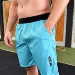 BERMUDA DE TREINO - AZUL SAFIRA