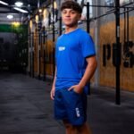 BERMUDA DE TREINO - AZUL