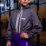 CORTA VENTO - CROPPED CINZA