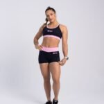 TOP HELO BICOLOR - PRETO E ROSA CANDY